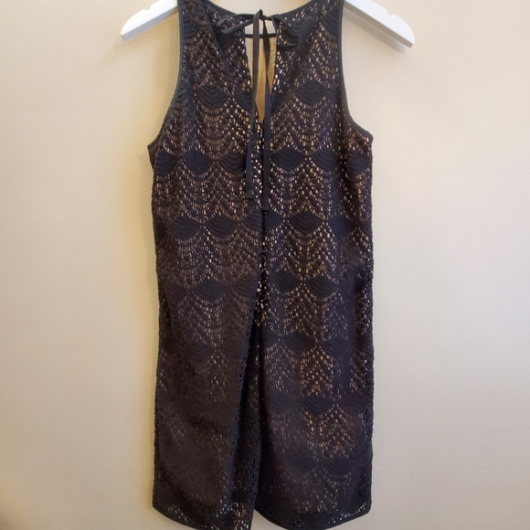 Loft crochet sleeveless dress with tie back closure, 2P lined - Picture 7 of 11